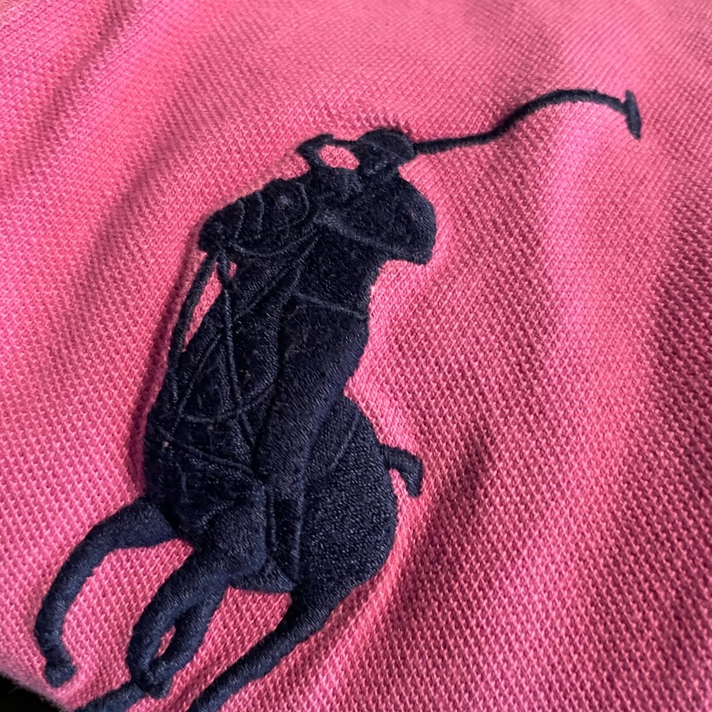 Polo Ralph Lauren big Pony Polo Shirt pinkish purple size 14-16 boy - Picture 9 of 11